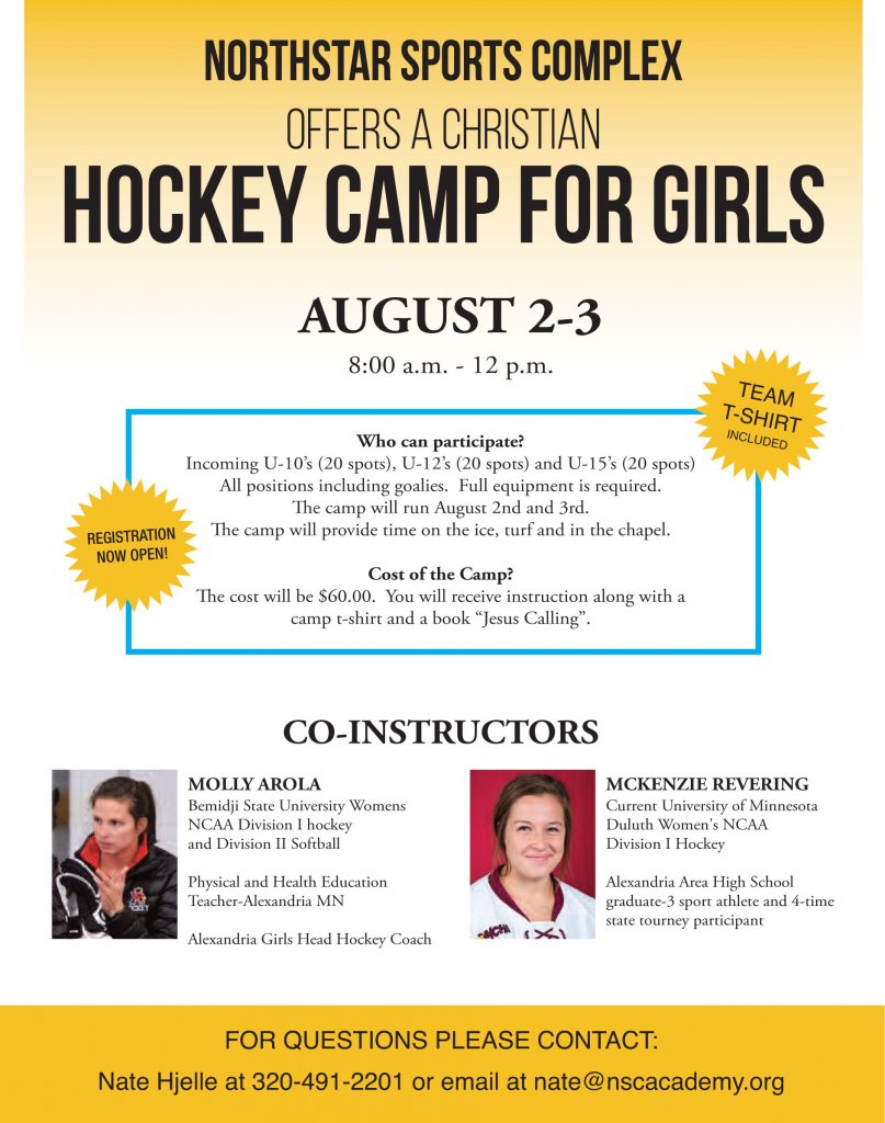 girls hockey camp 2019