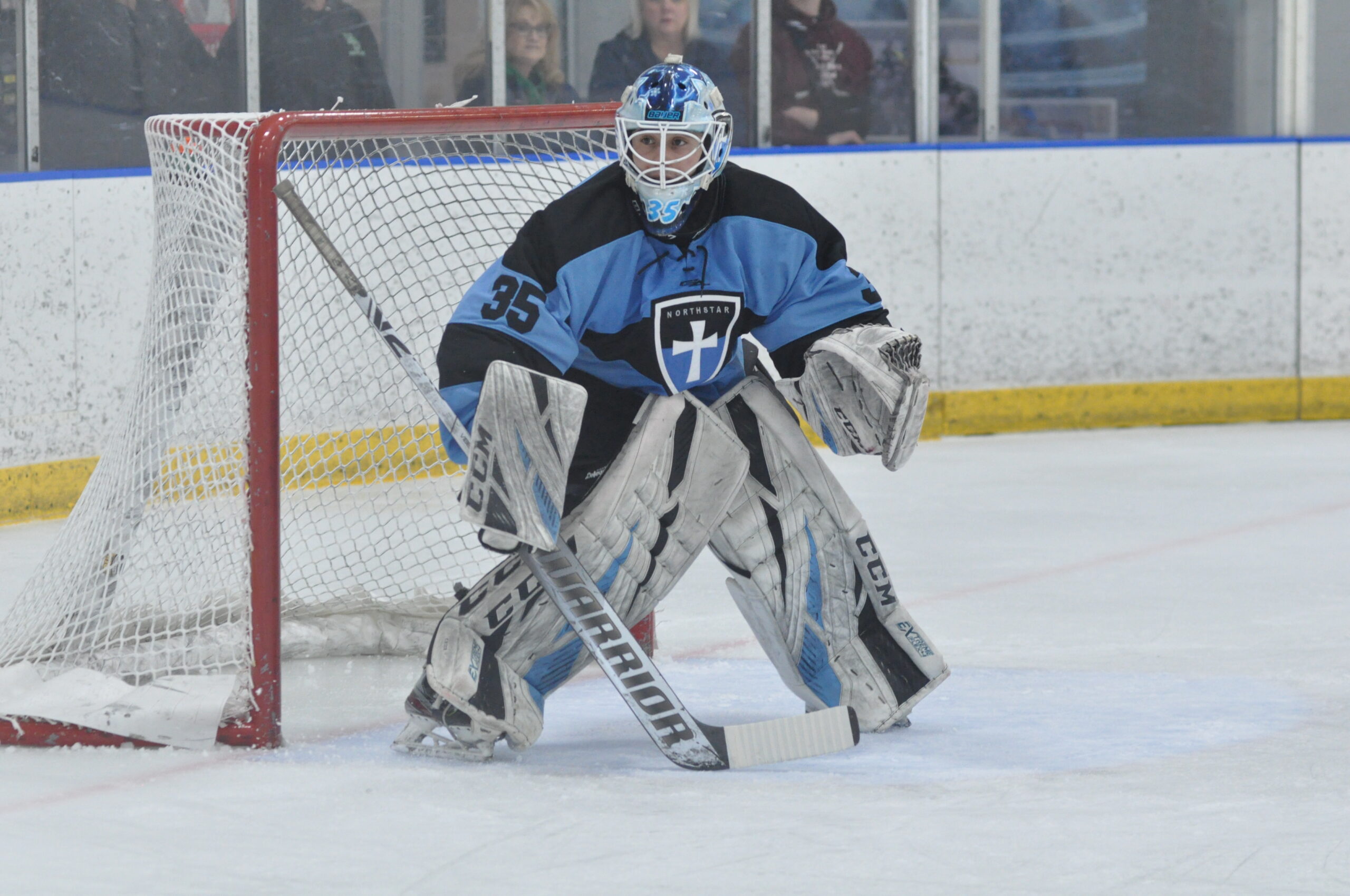 hockey player goalie